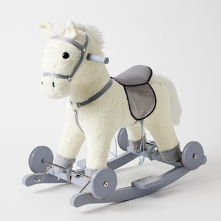 Marshmallow the Rock N Roller Horse by Jiggle & Giggle