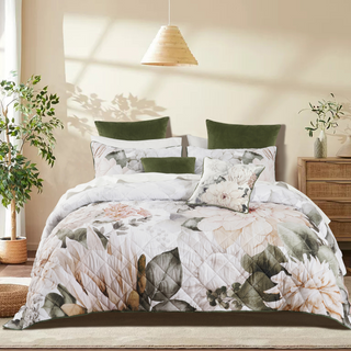 Giselle White Coverlet Set By Bianca