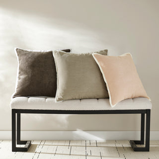 Hannah Chocolate Indoor Cushion by Zaab