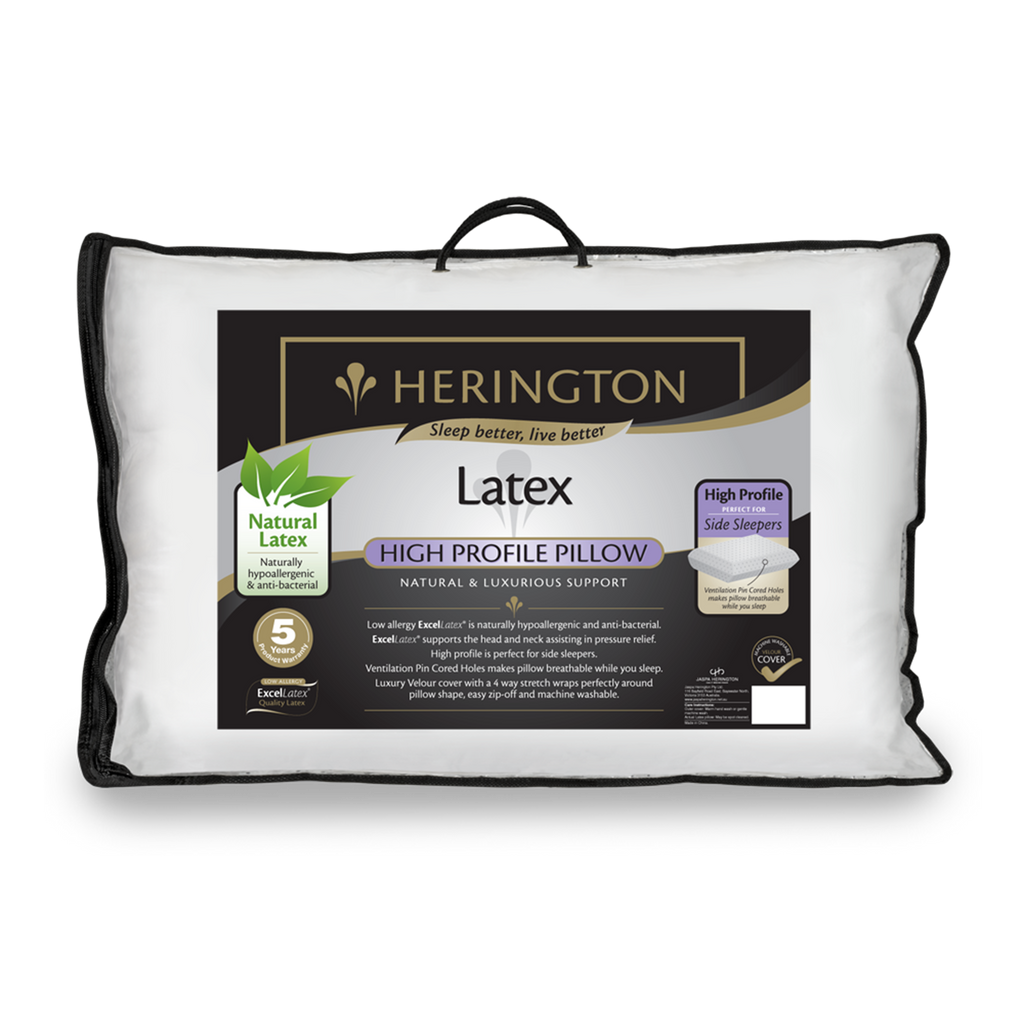 Jaspa Herington Latex High Profile Pillow – Planet Linen