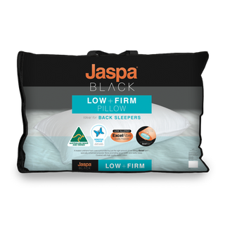Jaspa Herington Black Low & Firm Pillow