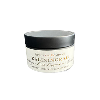 Luxury Kalingrad Travel Candle 150g by Apsley and Company