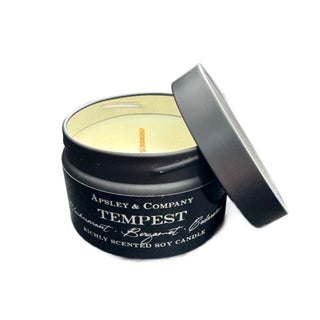 Luxury Tempest Travel Candle 150g by Apsley and Company