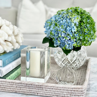 Amber Mahogany 220g Bevelled Crystal Candle by Abode Aroma