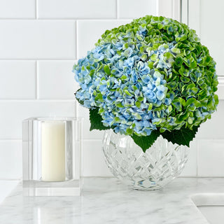 Gardenia Pearl 220g Bevelled Crystal Candle by Abode Aroma