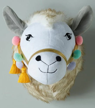 Llama Head Wall hanging by Jiggle and Giggle