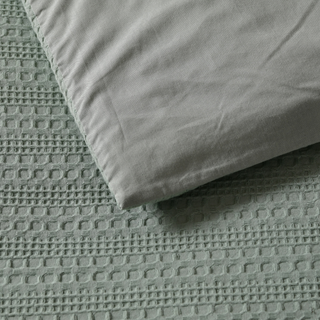 Kahlani Sage Quilt Cover Set By Bianca