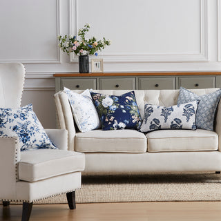 Walled Garden Midnight Cushion by Laura Ashley