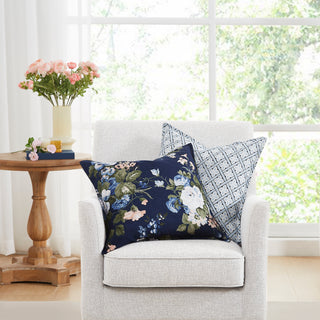 Mr Jones Sky Blue Cushion by Laura Ashley