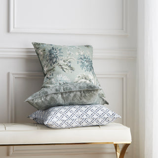Mr Jones Sky Blue Cushion by Laura Ashley
