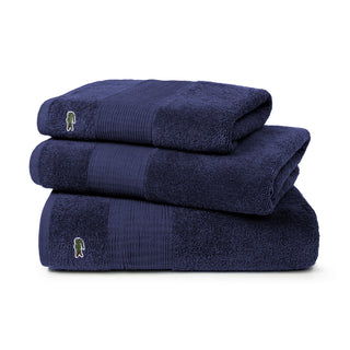 LLECROCO Marine 600gsm Bath Towel by Lacoste