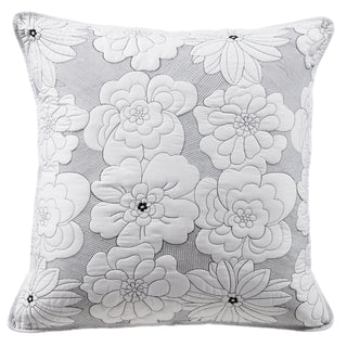 Leona White European Pillowcase by Bianca