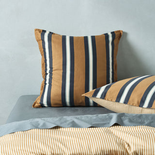 Beau Cinnamon Quilt Cover Set by Linen House