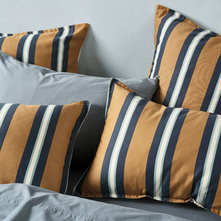 Beau Cinnamon Quilt Cover Set by Linen House