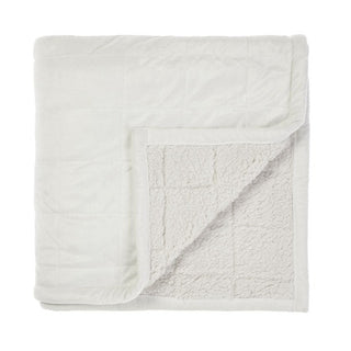 Bray Ivory Throw Rug 150 x 200cm by Linen House
