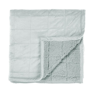 Bray Silver Throw Rug 150 x 200cm by Linen House