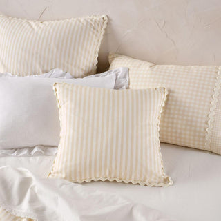 Chica Natural Cushion by Linen House