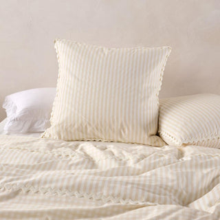 Chica Natural European Pillowcase by Linen House