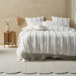 Cillian White Quilt Cover Set by Linen House