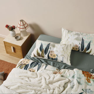 Eucalyptus Garden Quilt Cover Set by Linen House