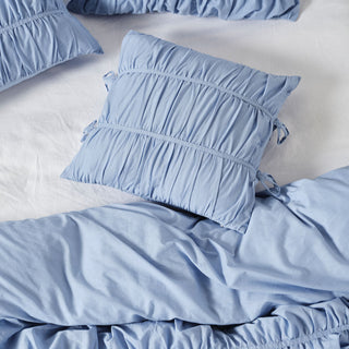 Layla Bluebell Quilt Cover Set by Linen House
