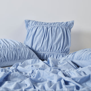 Layla Bluebell Quilt Cover Set by Linen House