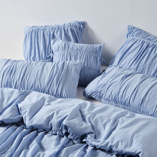 Layla Bluebell Quilt Cover Set by Linen House