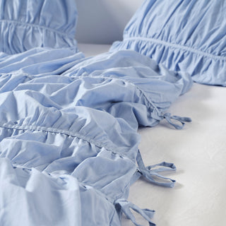 Layla Bluebell Quilt Cover Set by Linen House