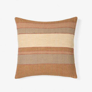 Leighton Ginger Cushion 48x48cm by Linen House