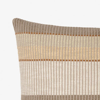 Leighton Mushroom Cushion 48x48cm by Linen House