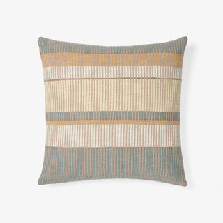 Leighton Slate Cushion 48x48cm by Linen House
