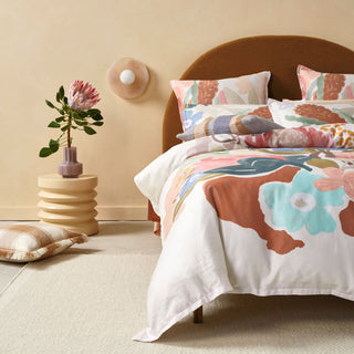 Maeve Clay European Pillowcase by Linen House