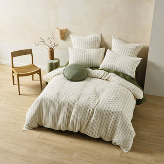 Millbrooke Vanilla Quilt Cover Set by Linen House