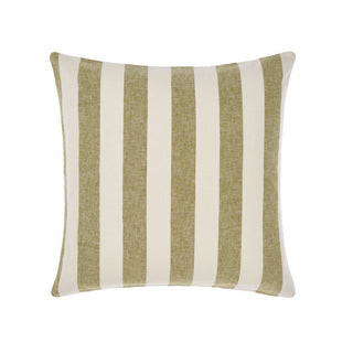 Vintage Stripe Pesto European Pillowcase by Linen House