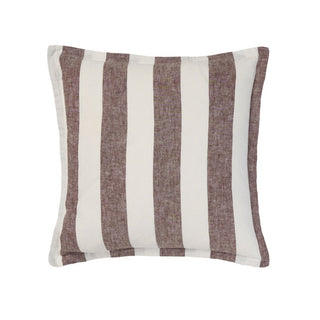 Vintage Stripe Tiramisu Cushion 48 x 48cm by Linen house