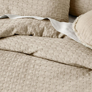 Vista Pebble Quilt Cover Set by Linen House