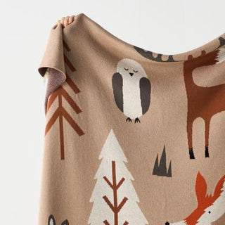 Woodland Winter Throw / Blanket by Linen House Kids