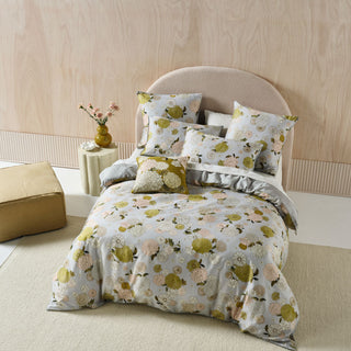 Zuri Seafoam Cushion by Linen House