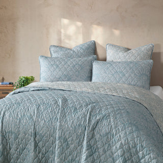 Anniston Sage Coverlet Set by Logan and Mason