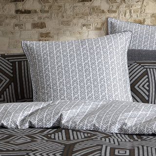 Ashen Charcoal European Pillowcase by Logan and Mason