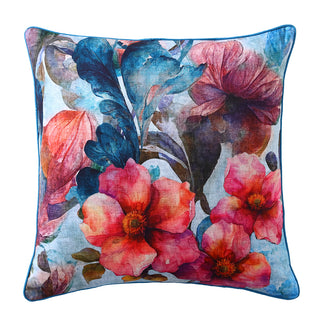 Azure Bloom European Pillowcase by Logan and Mason