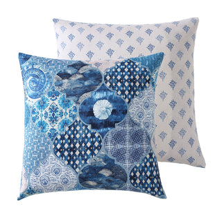 Balmain Blue European Pillowcase by Logan and Mason