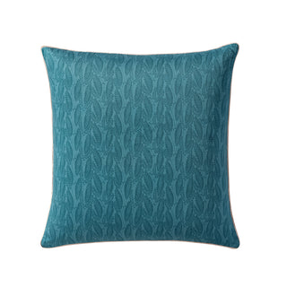 Bloomscape Teal European Pillowcase by Logan and Mason