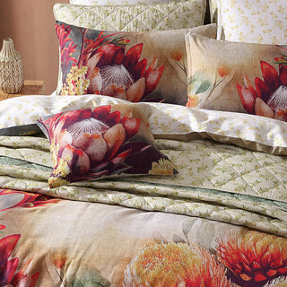 Bunbury Linen Square Cushion by Logan and Mason