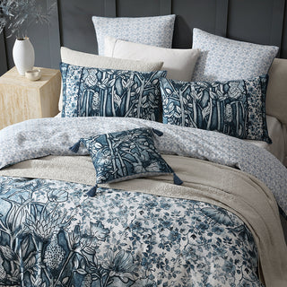 Chloris Ink Quilt Cover Set by Logan and Mason