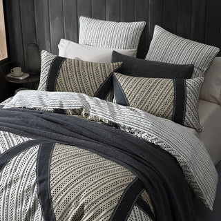 Davu Stone Quilt Cover Set by Logan and Mason