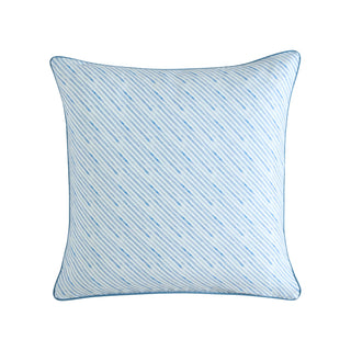 Delia Blue European Pillowcase by Logan and Mason