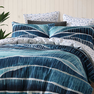 Harbor Denim Quilt Cover Set by Logan and Mason