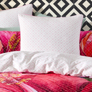 Hibiscus Hue Pink European Pillowcase by Logan and Mason
