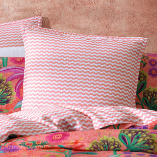 Hot House Apricot European Pillowcase by Logan and Mason